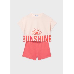 Conjunto short y camiseta sol chica mayoral