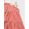 Vestido de rizo con lazos bebé mayoral