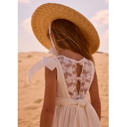 Vestido ceremonia encaje niña mayoral