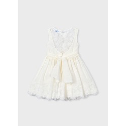 Vestido ceremonia encaje niña mayoral