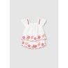 Conjunto bermuda y blusa bordados bebé mayoral