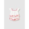 Conjunto bermuda y blusa bordados bebé mayoral