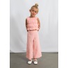 Conjunto pantalón y top fruncido niña Mayoral