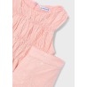 Conjunto pantalón y top fruncido niña Mayoral