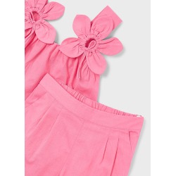 Conjunto pantalón y blusa flores niña mayoral