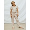 Conjunto pantalón y blusa bordados chica mayoral