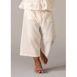 Conjunto pantalón y top crochet niña mayoral
