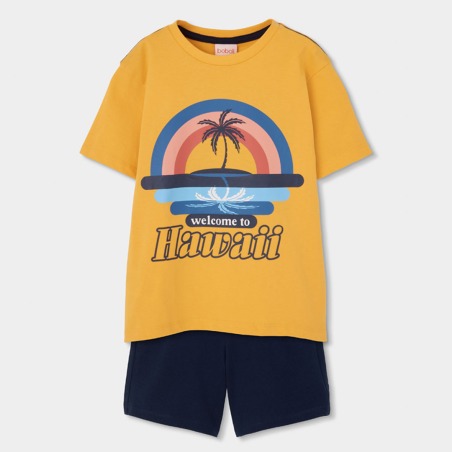 Conjunto punto hawaii niño boboli