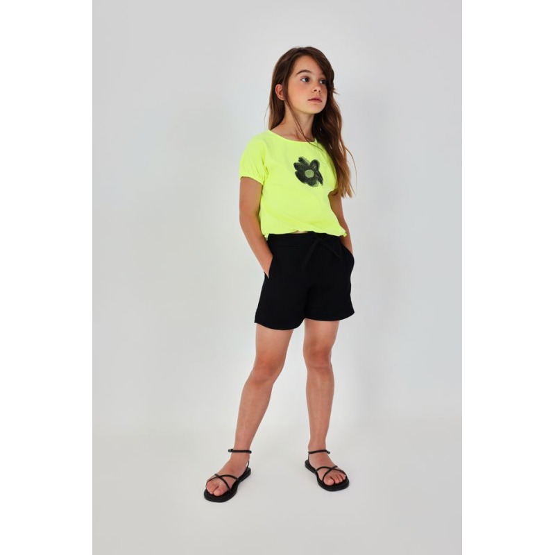 Bermuda sarga viscosa niña boboli