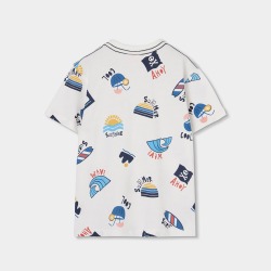 Camiseta punto estampada niño boboli
