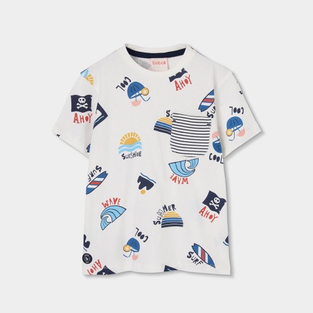 Camiseta punto estampada niño boboli