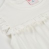 Camiseta niña algodón blanca boboli