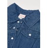 Vestido denim combinado boboli
