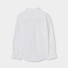 Camisa lino ml cuello mao niño boboli