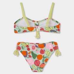 Bikini estampado frutas niña boboli