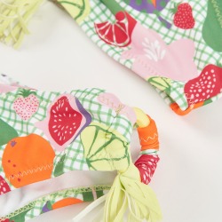 Bikini estampado frutas niña boboli
