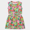 Vestido punto estampado frutas niña boboli