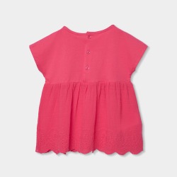 Camiseta punto combinado niña boboli