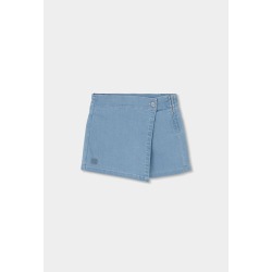 Falda pantalón punto denim niña boboli