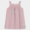 Vestido popelín listado niña boboli