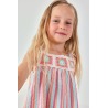 Vestido popelín listado niña boboli