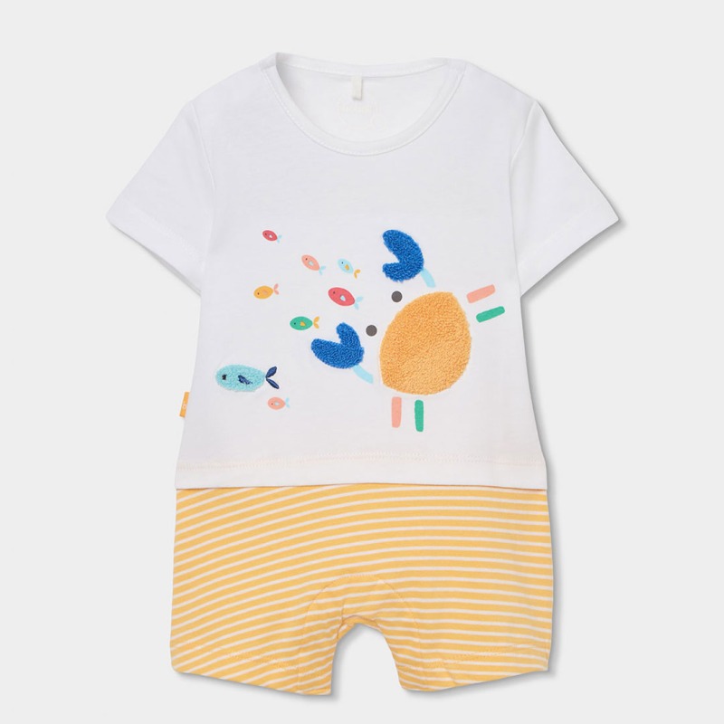 Pelele punto cangrejo bebe niño boboli