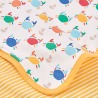 Manta bebé algodón estampado cangrejos boboli