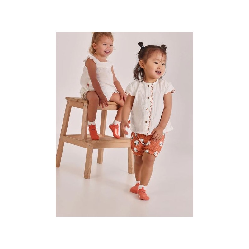 Conjunto bebé niña de algodón boboli