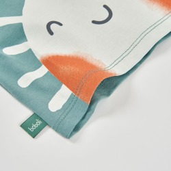 Conjunto bermudas cuadros y camiseta bebe boboli