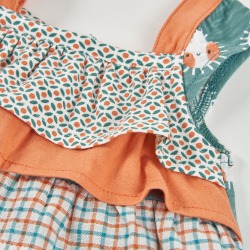 Vestido bebé punto estampado boboli