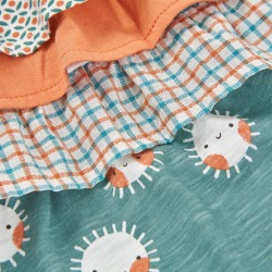 Vestido bebé punto estampado boboli
