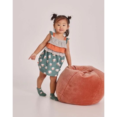 Vestido bebé punto estampado boboli