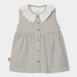 Vestido bebé estampado boboli