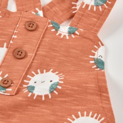 Pelele bebé algodón estampado boboli