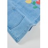 Peto denim y camiseta estampada bebe niña boboli