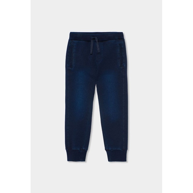 Pantalón niño felpa denim boboli