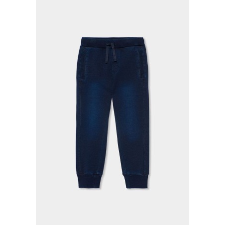 Pantalón niño felpa denim boboli