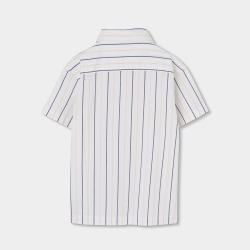 Camisa mc popelin listada niño boboli