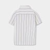 Camisa mc popelin listada niño boboli