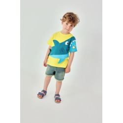Camiseta punto tiburón niño...