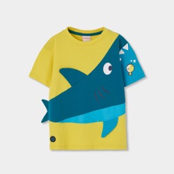 Camiseta punto tiburón niño boboli