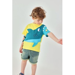 Camiseta punto tiburón niño boboli