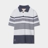 Polo piqué listado niño boboli