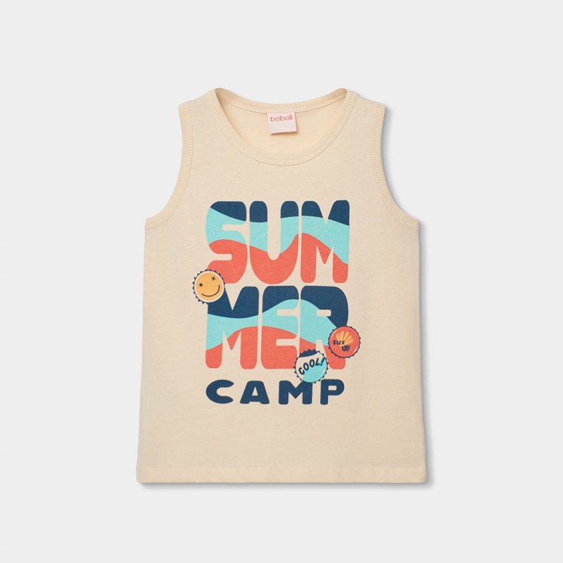 Camiseta punto tirantes niño boboli