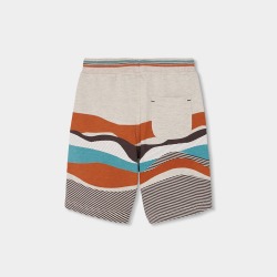 Bermuda felpa estampada niño boboli