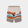 Bermuda felpa estampada niño boboli