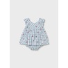 Vestido con cubrepañal bebe Mayoral