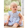 Vestido con cubrepañal bebe Mayoral