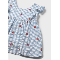 Vestido con cubrepañal bebe Mayoral