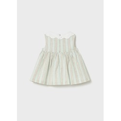 Vestido con lino rayas bebe mayoral